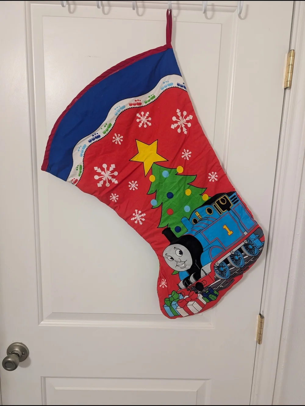 Thomas the Tank Engine Christmas Stocking Holiday Decor Vintage